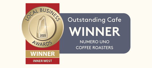 From Beans to Recognition: Numero Uno Wins Inner West Local Business Award
