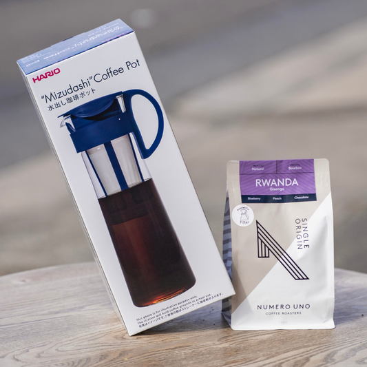 Hario Mizudashi Cold Brew Pot + 250g Coffee Bundle