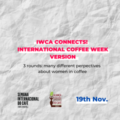 Gina at the IWCA Brazil event @Brazil International Coffee Week 20 Nov 2020 (AEST)